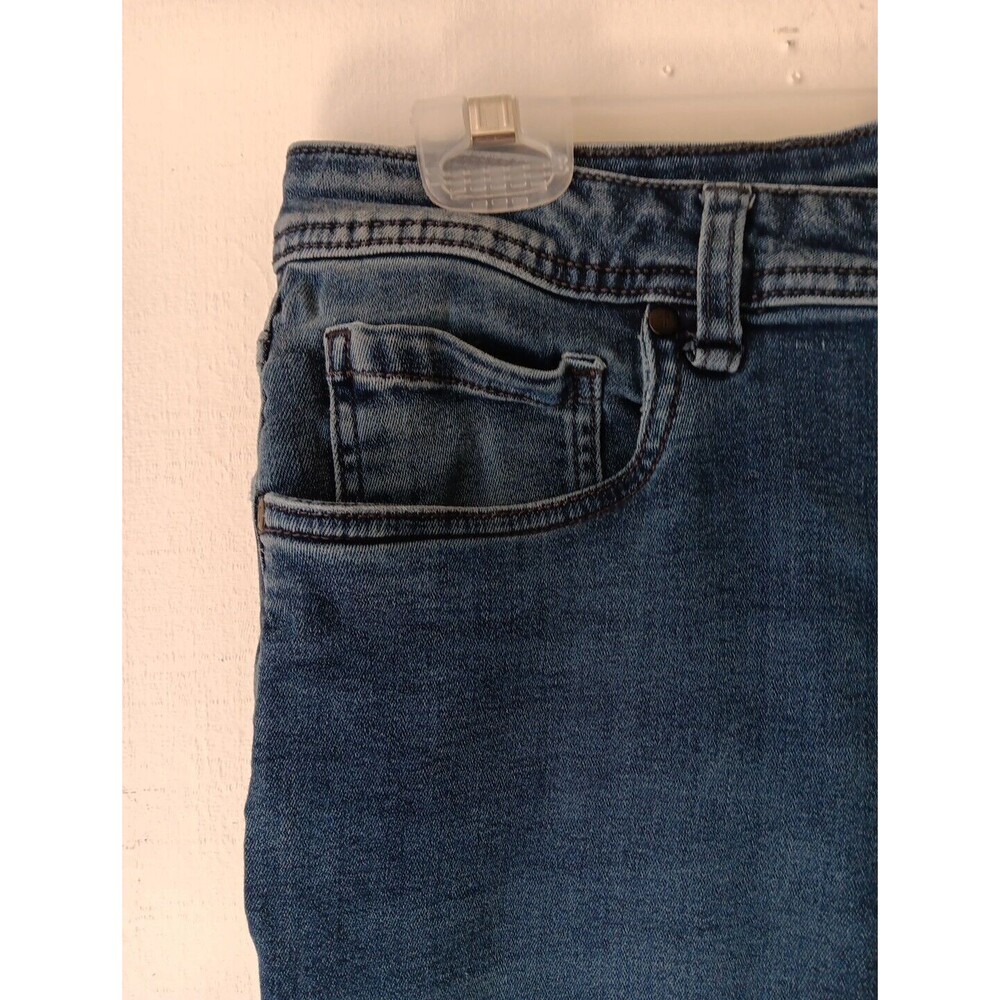 The Perfect Jean NYC Skinny Fit Jeans Stretch Denim Mens 31x30 Blue Pants Cotton - Picture 3 of 16